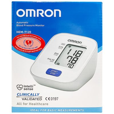 Máy Đo Huyết Áp Bắp Tay Tự Động Omron HEM-7120