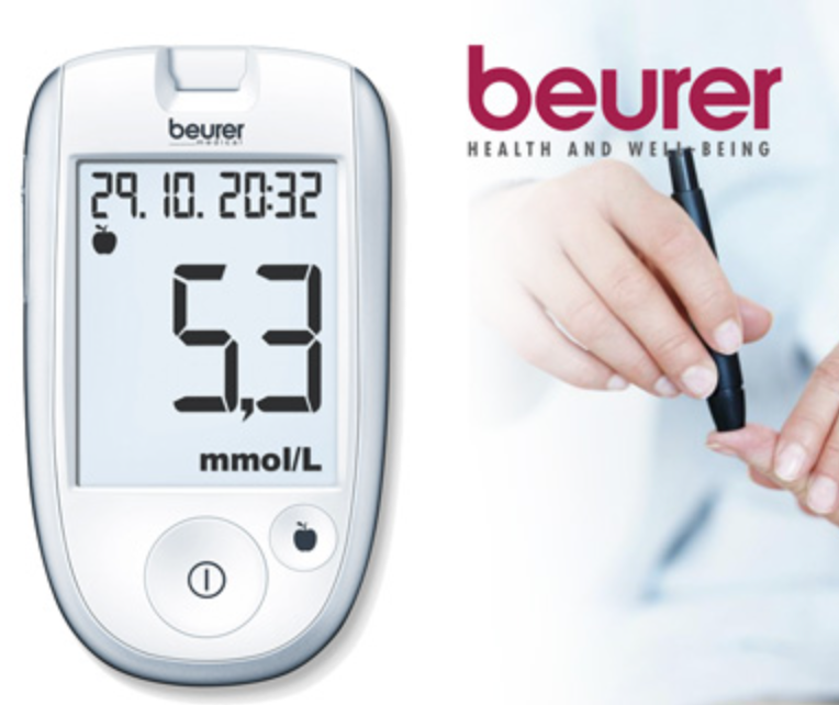 MÁY ĐO TIỂU ĐƯỜNG BEURER GL50 PHÙ HỢP THEO DÕI SỨC KHỎE HÀNG NGÀY TẠI NHÀ